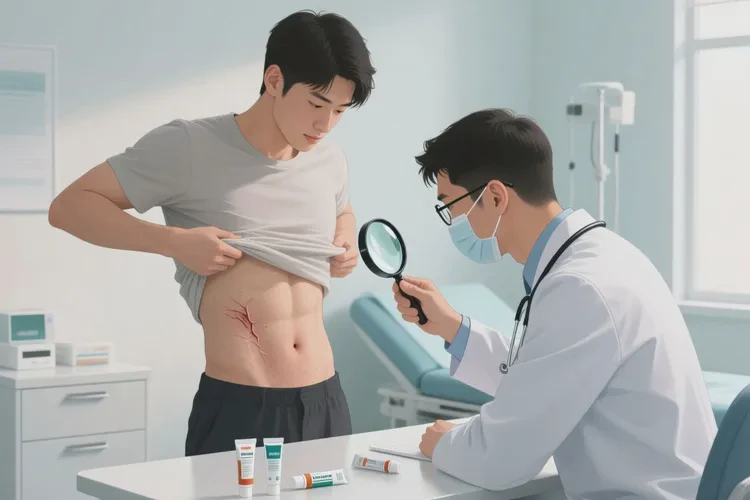 男生肚子上经常起湿疹能根治吗(图3)