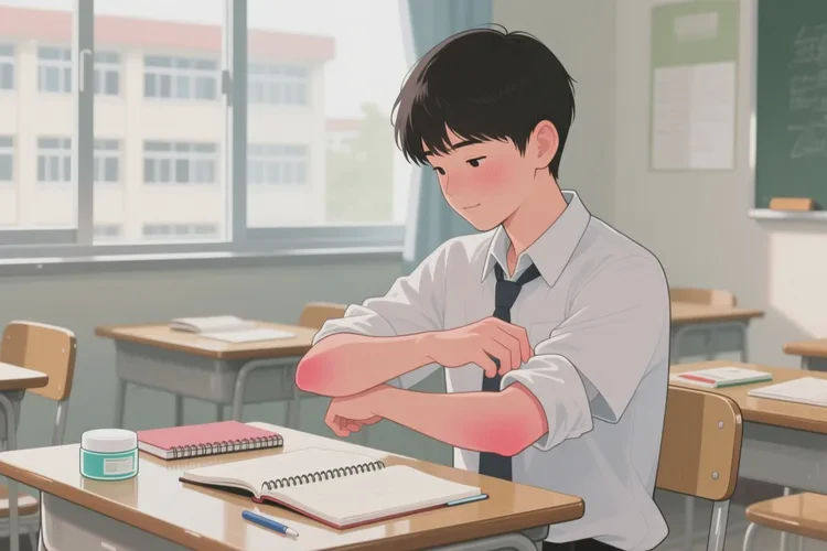 青少年手臂起湿疹能根治吗(图1)