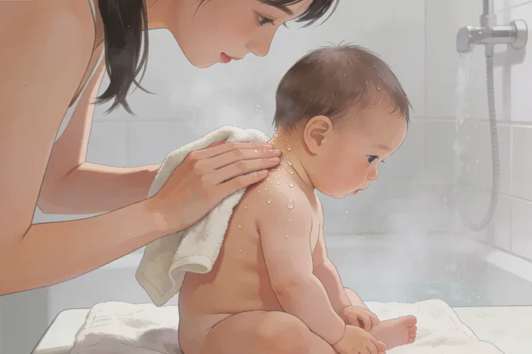 新生儿脖子起湿疹能根治吗(图2)