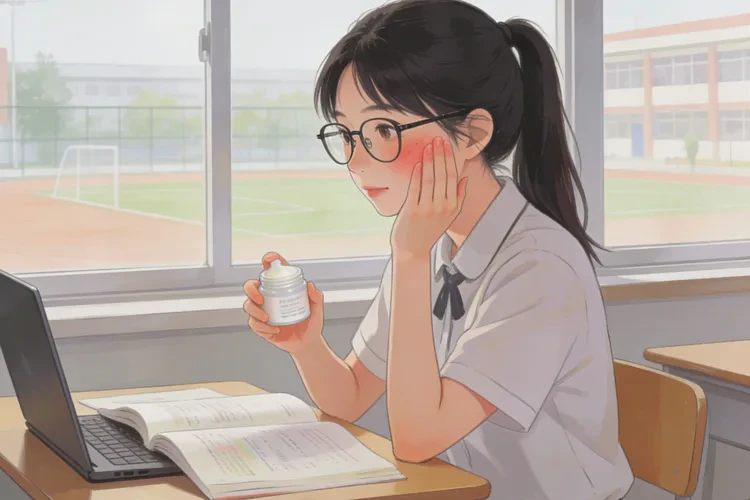 中学生脸上容易长湿疹能根治吗(图1)