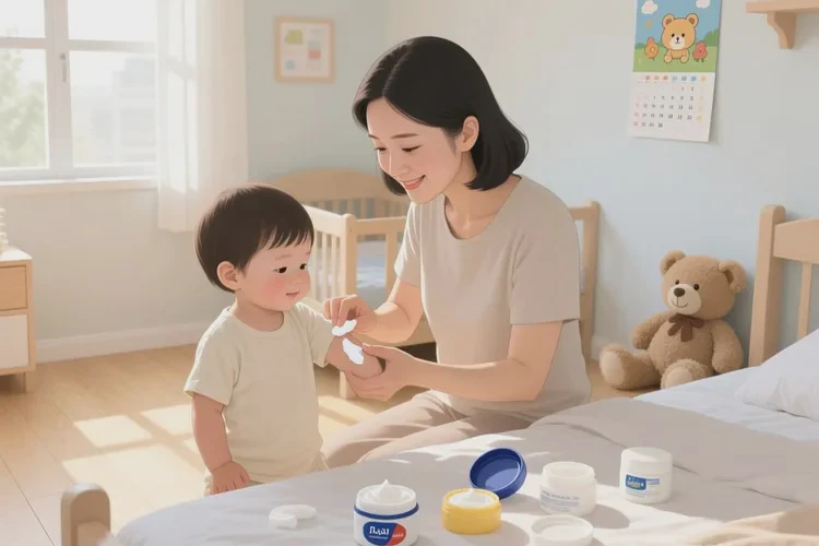 小儿手臂上容易起湿疹能根治吗(图1)