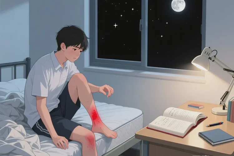 大学生小腿上起湿疹能根治吗(图1)