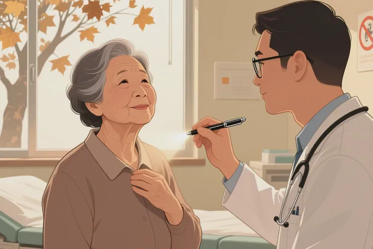 老年人脖子上偶尔长湿疹能根治吗(图1)