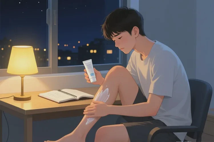 青年人小腿上出现湿疹能根治吗(图1)