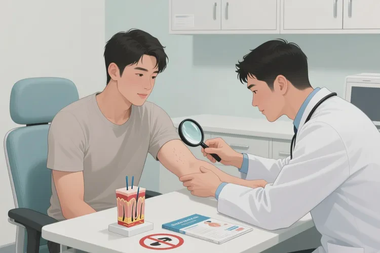 青年人手臂出湿疹能根治吗(图1)