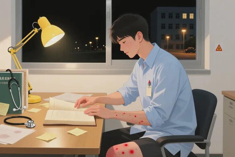 大学生大腿偶尔起湿疹能根治吗(图1)