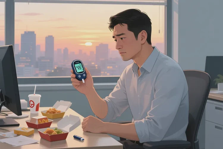 31岁餐后血糖22.9是怎么回事(图1)