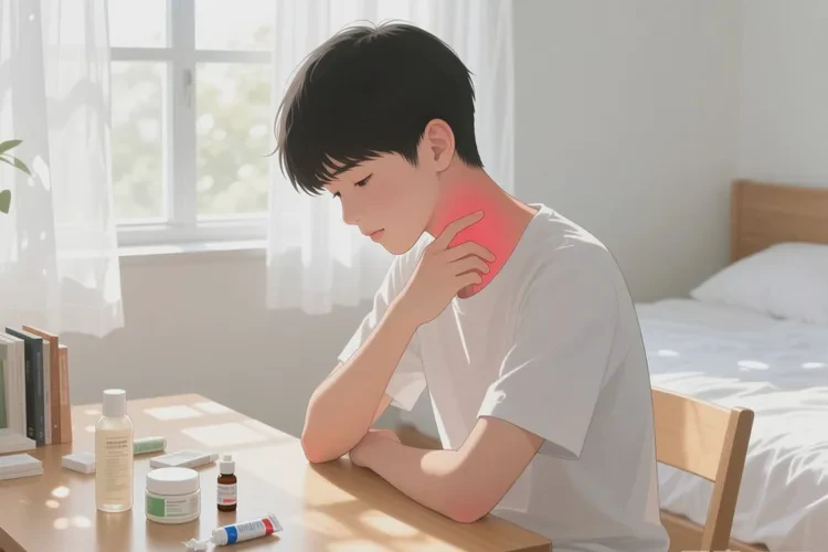 青少年脖子长湿疹能根治吗(图1)