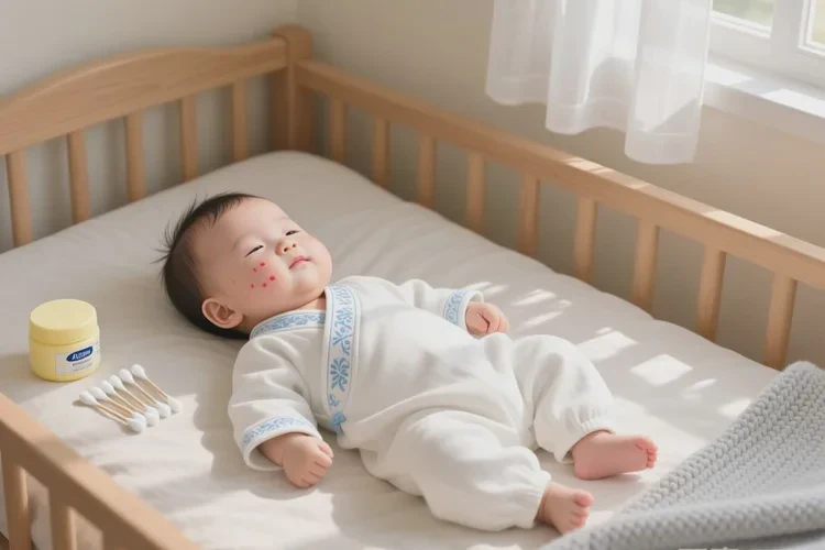 婴儿脖子偶尔起湿疹可以根治吗(图2)