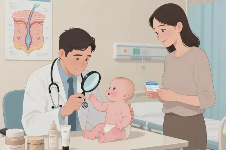 新生儿手上偶尔长湿疹可以根治吗(图4)