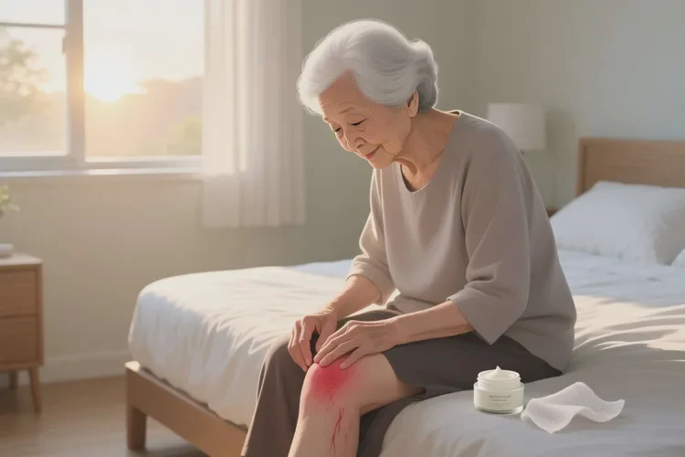 高龄老人大腿有湿疹能根治吗(图1)