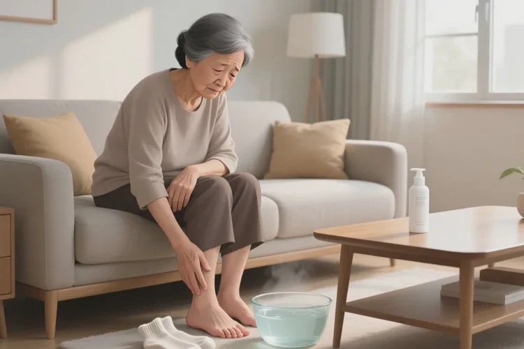 老年人脚上偶尔起湿疹能根治吗(图1)