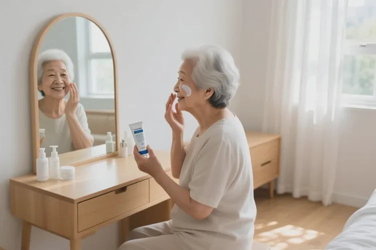 老年人脸上容易长湿疹能根治吗(图1)