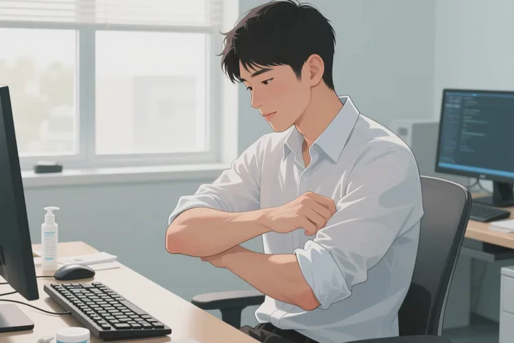 青年人手臂有湿疹能根治吗(图1)