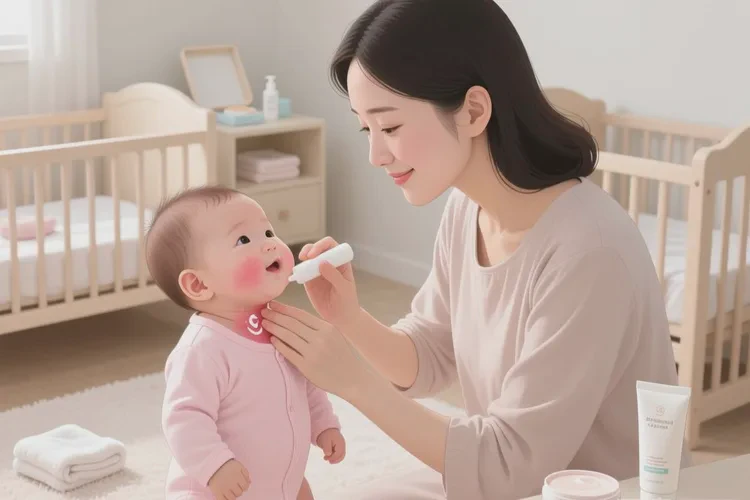 婴儿脖子偶尔起湿疹可以根治吗(图1)