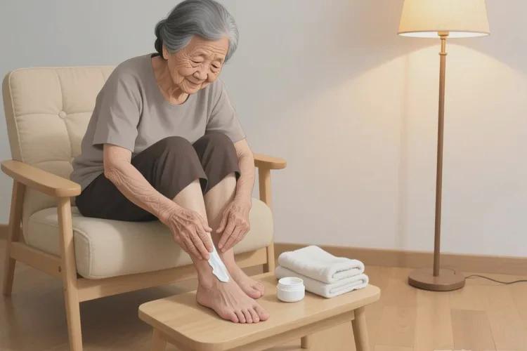 高龄老人脚上起湿疹能根治吗(图1)