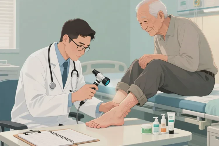 高龄老人脚上经常起湿疹能根治吗(图2)