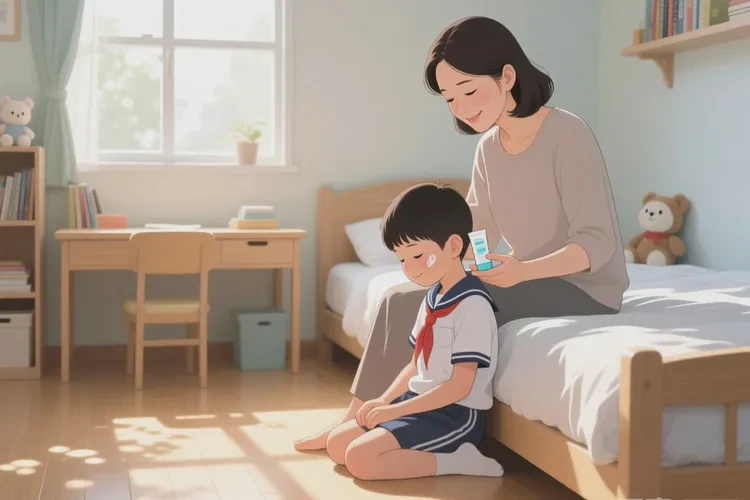 小学生脖子上起湿疹能根治吗(图1)