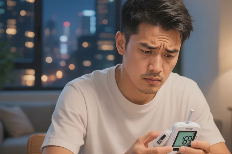 34岁晚餐血糖29.3是怎么回事(图1)