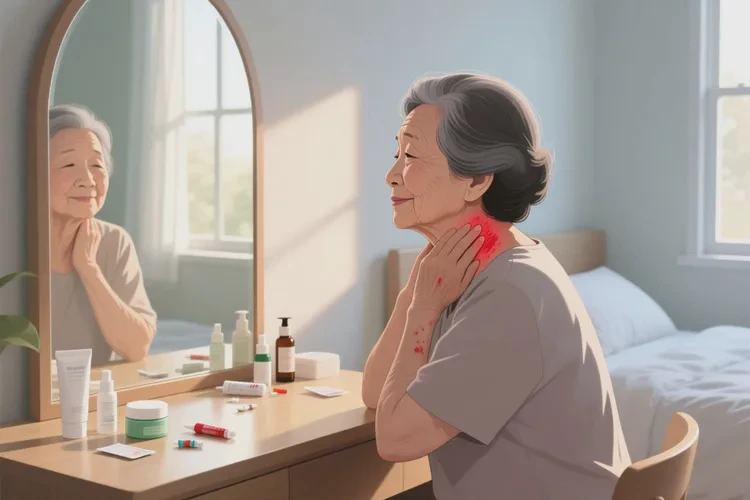 老年人脖子上起湿疹能根治吗(图1)
