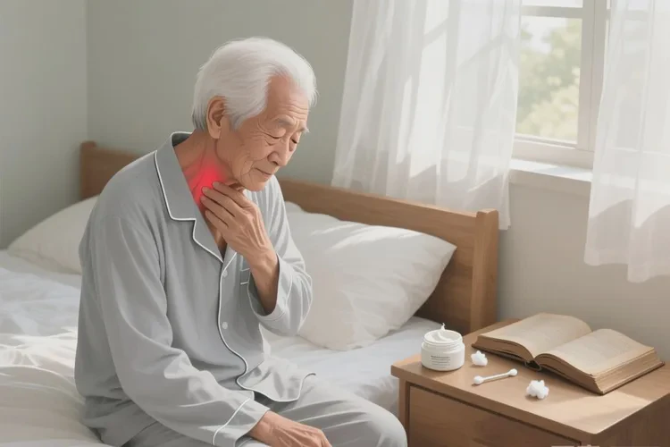 高龄老人脖子上有湿疹能根治吗(图1)