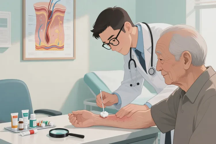 高龄老人四肢出现湿疹能根治吗(图2)