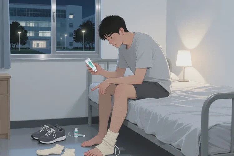 大学生脚上偶尔长湿疹能根治吗(图1)