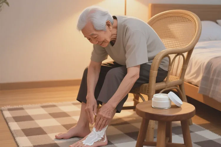 高龄老人脚上偶尔起湿疹能根治吗(图1)