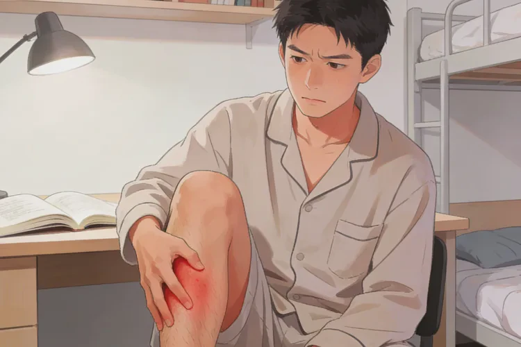 大学生小腿偶尔长湿疹能根治吗(图1)