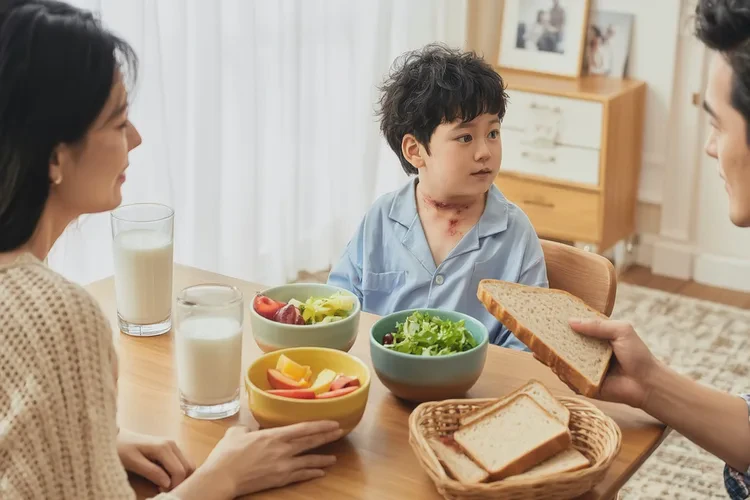 少儿脖子上出现湿疹能够根治吗(图4)
