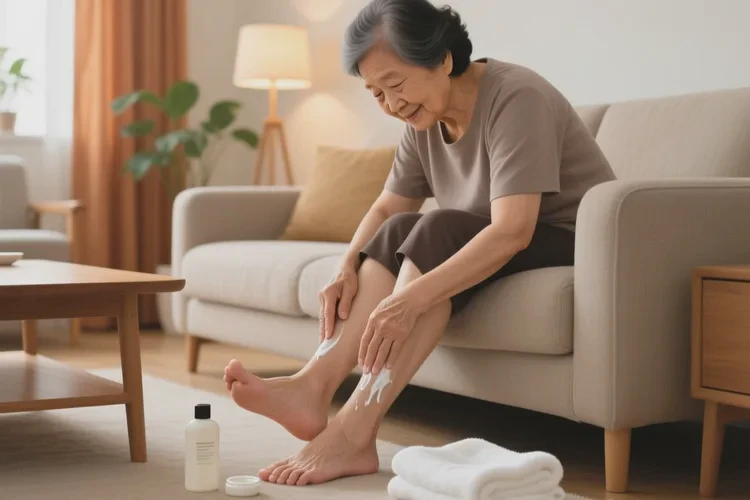 老年人脚上偶尔长湿疹能根治吗(图1)