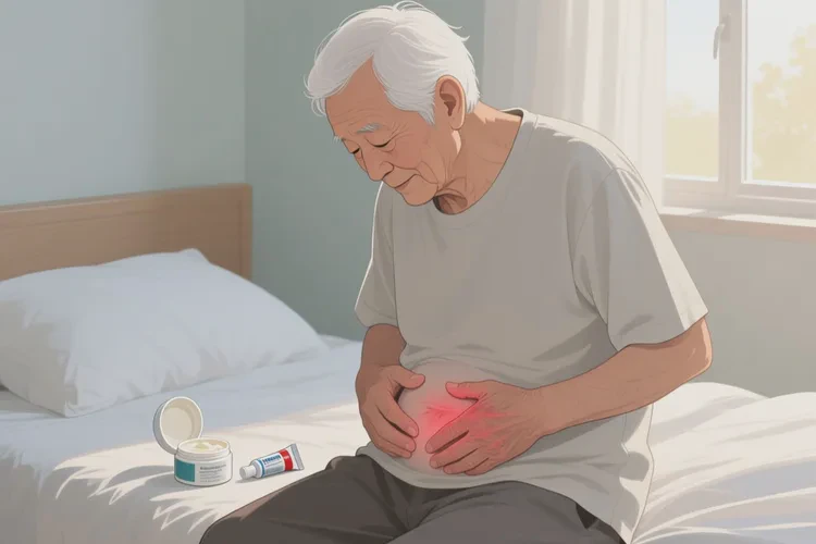 老年人肚子上容易起湿疹能根治吗(图1)