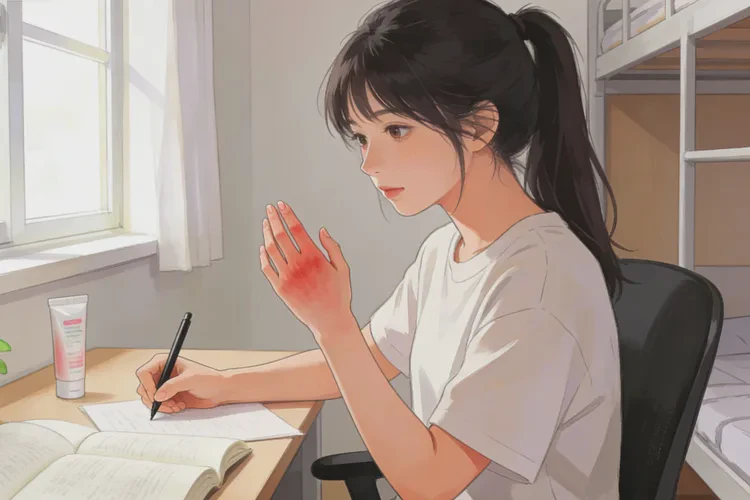 大学生手上起湿疹能根治吗(图1)