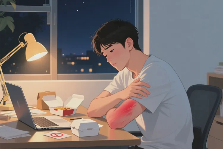 青年人身上偶尔起湿疹能根治吗(图1)