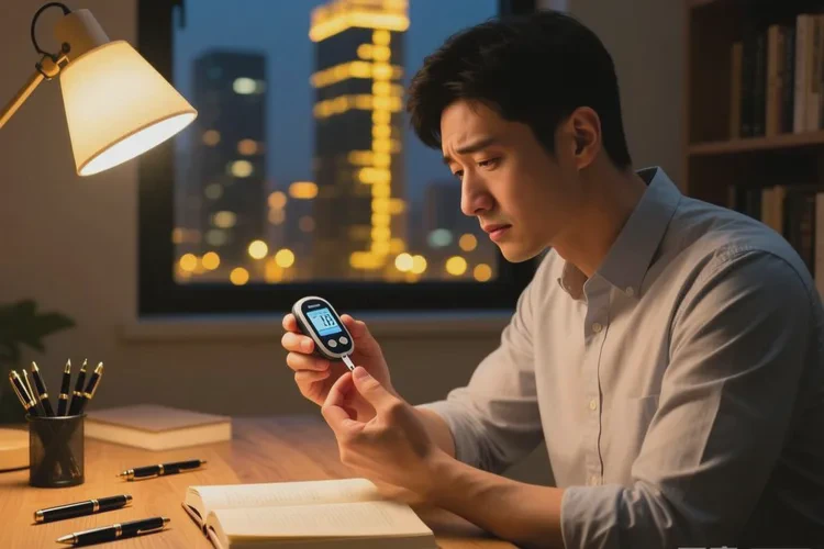 30岁晚上血糖12点7是怎么回事(图1)