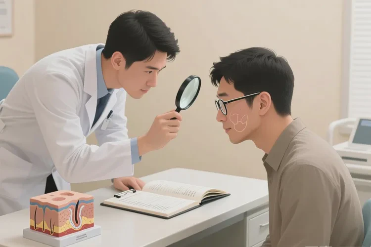 青年人脸上起湿疹能根治吗(图2)