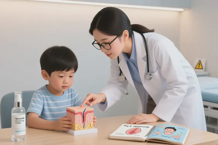 小学生面部长湿疹能根治吗(图3)