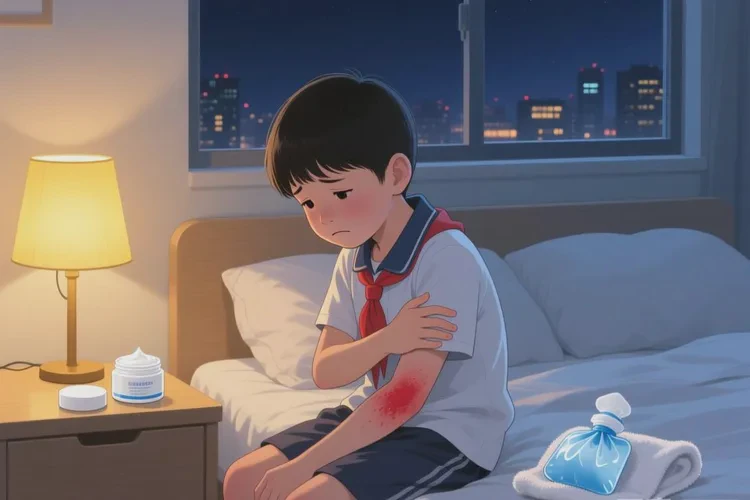 小学生身上容易长湿疹能根治吗(图1)