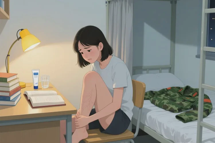 大学生小腿出现湿疹能根治吗(图1)