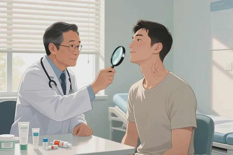 青年人脖子容易起湿疹能根治吗(图3)