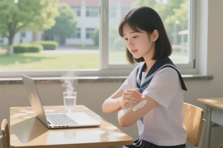 大学生手臂上经常长湿疹能根治吗(图1)