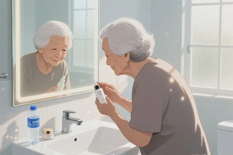 老年人面部容易长湿疹能根治吗(图1)