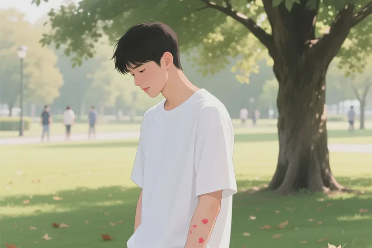 青年人手臂上偶尔起湿疹能根治吗(图4)