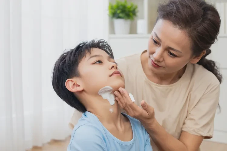 小学生脖子出湿疹能根治吗(图2)