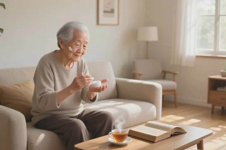 高龄老人脸上容易长湿疹能根治吗(图1)