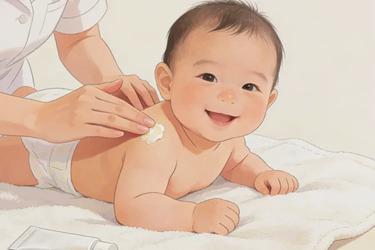 孩子屁股偶尔长湿疹可以根治吗(图2)