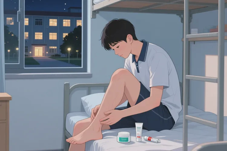 大学生小腿上偶尔长湿疹能根治吗(图1)