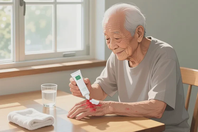 高龄老人手上经常起湿疹能根治吗(图1)