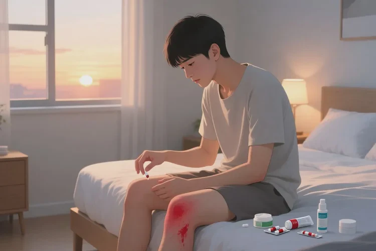 青年人大腿上经常长湿疹能根治吗(图1)