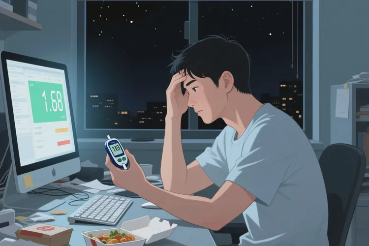 30岁睡前血糖28.2是怎么回事(图1)